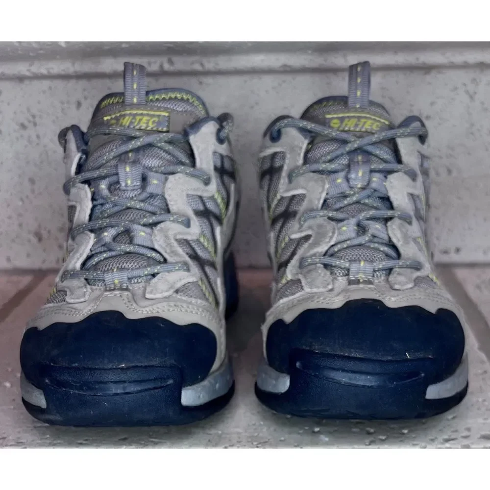 Hi-Tec Women’s Multiterra Spor Tan Grey Yellow Hiking  Outdoor Sport Shoes Sz 8